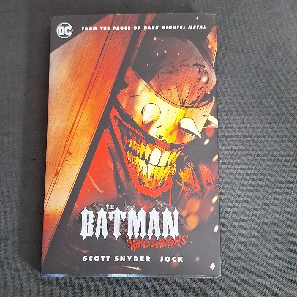 DC The Batman Who Laughs Graphic Novel - Red and Black Cover